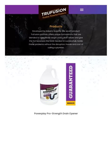 Ppt Chemical Drain Opener Liquid Enzyme Drain Cleaner Products Trufusion™ Powerpoint