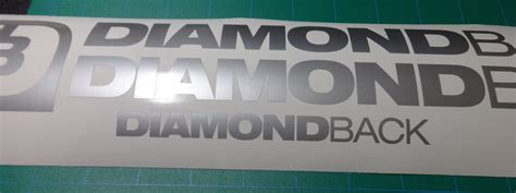 Custom Made Diamondback Style Bike Frame Decals Stickers Made Etsy