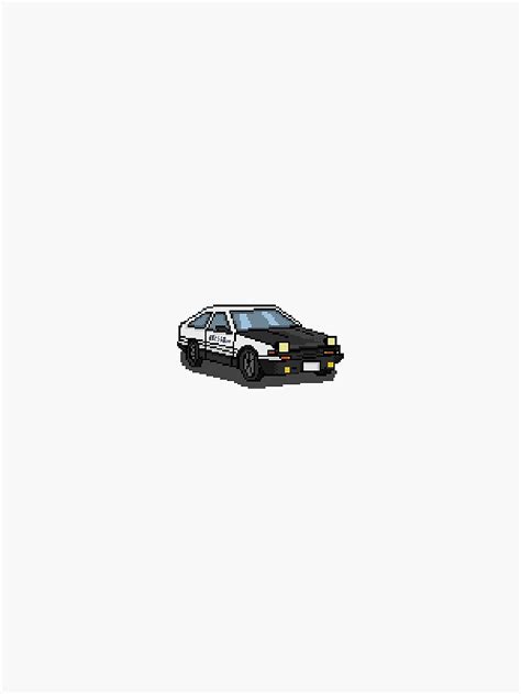 Ae86 Initial D Sticker Sticker For Sale By Bibianoda Redbubble