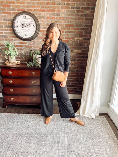 15 Fresh Outfit Ideas For How To Wear A Black Jumpsuit Be So You