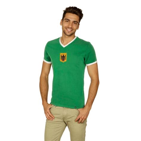 Jersey COPA Germany Away 1970s Retro Green Fútbol Emotion