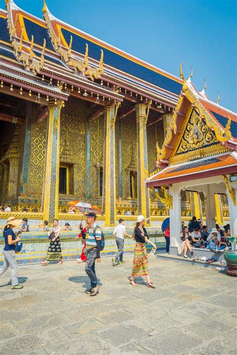 Bangkok Thailand Am Februar Nicht Identifizierte Leute Am