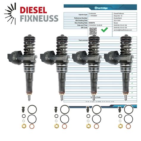 4x Bosch Pumpe Düse Einheit PDE 0414720007 045130079X 038130073F VAG 1