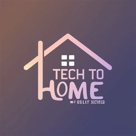 Logo Design For Tech To Home By Rolet Speed Modern Typography For The