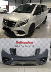 Pare Chocs Avant Mercedes Classe V Vito W Amg Line Kustomorphose