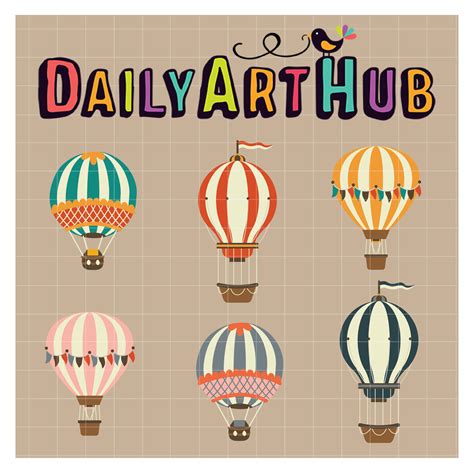 Idee Art Hub Free Clip Art Daily Art Hot Air Balloon Balloons