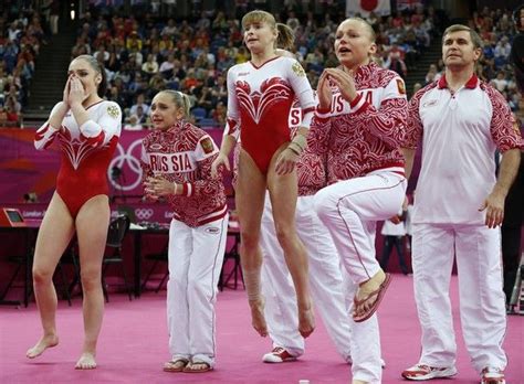 The Emotion In This Photo Russian Gymnasts During The Artistic