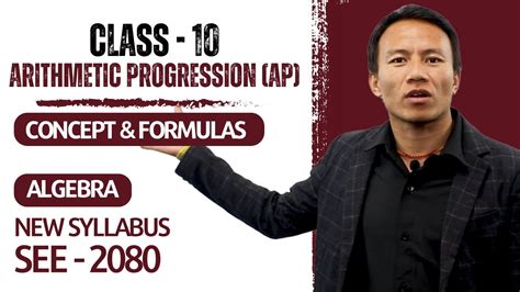 Arithmetic Progression Ap Class 10 In Nepali Algebra Concept And Formula See Exam