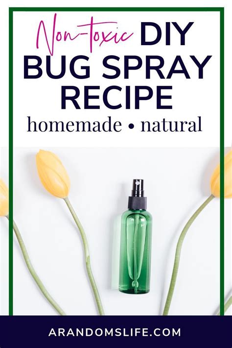 Homemade Natural Bug Spray That Youll Love Bug Spray Recipe Natural Bug Spray Recipe Diy