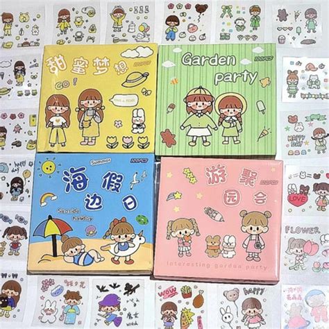 Jual STIKER AESTHETIC STIKET BOTOL STIKER BUKU COLOR SERIES HARGA 1