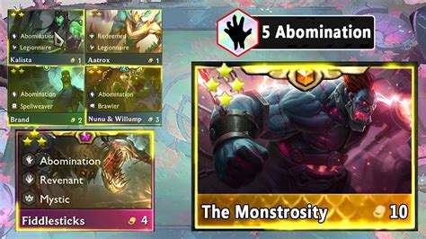 Maximized ⭐⭐⭐⭐ Sion All 5 Abomination 3 Star Tft Set 5 5 Revival