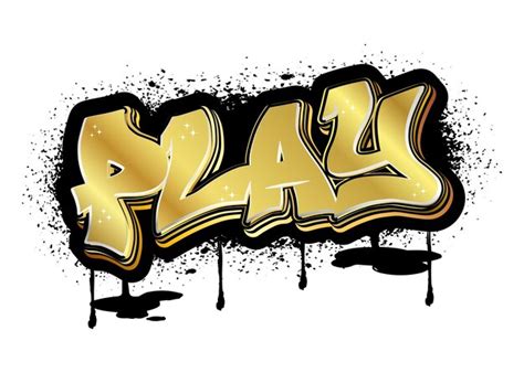 Graffiti Letras Tipograf A Arte Ilustraci N Vector Premium