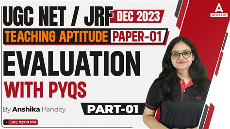 Teaching Aptitude For UGC NET Evaluation With PYQs UGC NET Paper 1