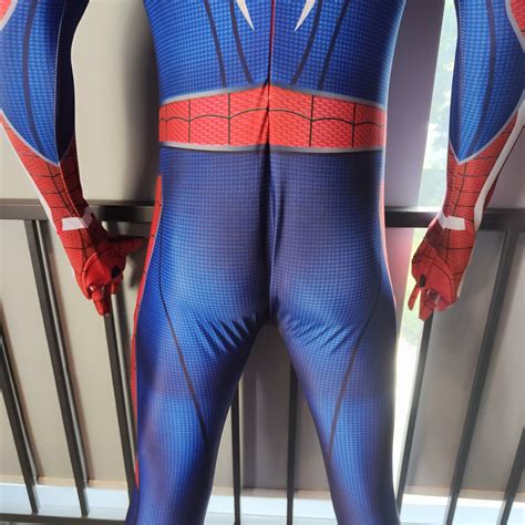 Spider Man PS4 Suit Bodysuit Costume Cosplay Peter Parker for - Etsy