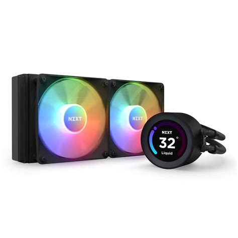 Nzxt Kraken Elite Black Rgb Fans Aio Cooler Falcon Computers