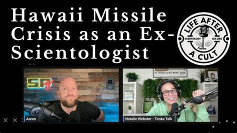 The Hawaii Ballistic Missile Emergency As An Ex Scientologist Youtube