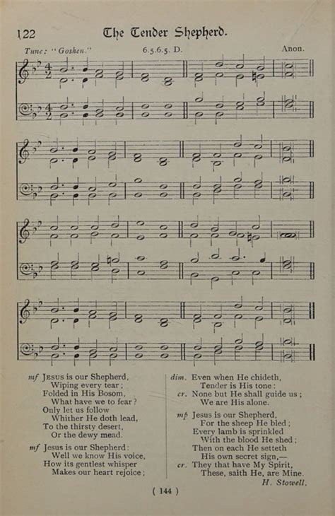 The Y M C A Hymnal Specially Compiled For The Use Of Men Jesus