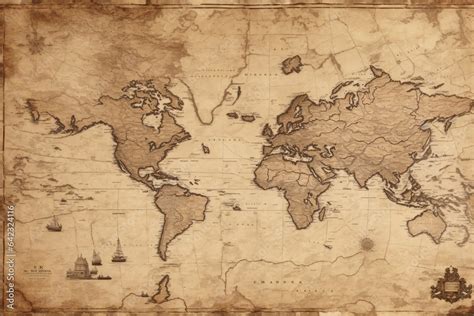 Old Map Map Background Vintage World Map Vintage Map Background Old Map Paper Texture Ai