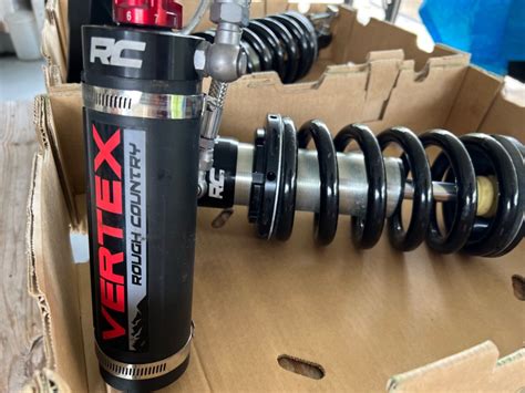 Rough Country Vertex Adjustable Coilovers Front And Rear Shock Set