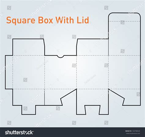 Square Box Template Printable With Lid - Free Templates Printable