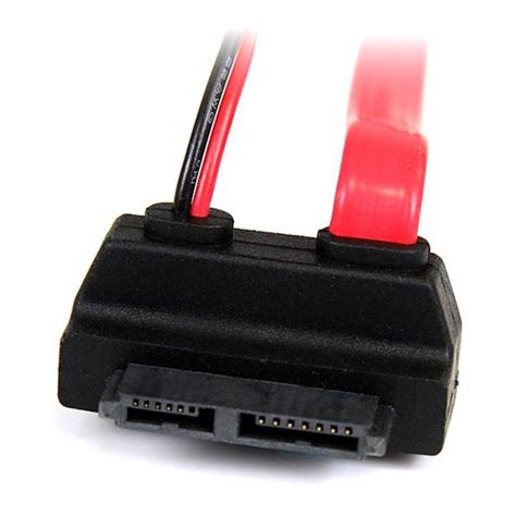 20in Right Angle Slimline Sata To Sata Slim Sata Cables