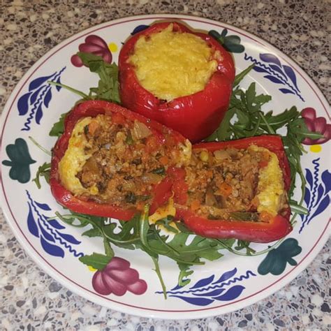 Gevulde Paprikas Uit De Airfryer Maar Kan Ook In De Oven Jumbo