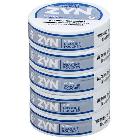 Zyn Nicotine Pouches Chill 6 Mg 15 Tins Buitrago Cigars