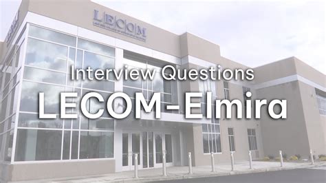 Interview Questions Lake Erie College Of Osteopathic Medicine Lecom