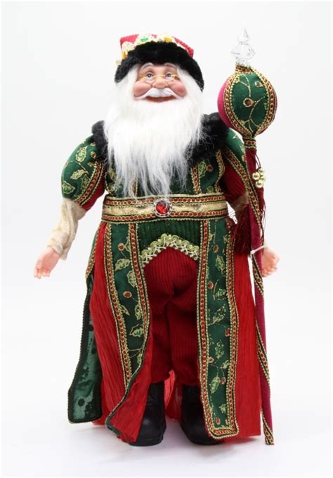 Santa, Red & Green 45cm - Atherton Christmas Tree Farm