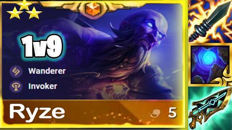 3 Star Ryze Wanderer⭐⭐⭐ Tft Set 9 Youtube