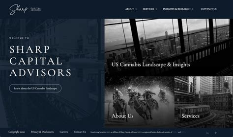 Sharp Capital Advisors Cannabis Advisory Firm