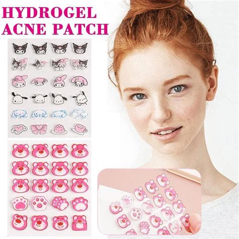 16pcs20pcs24pcs Acne Patch Cute Cartoon Hydrocolloid Facial Spot Acne Pimple Patch Shopee