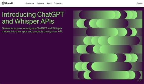 Openai Releases Chatgpt And Whisper Apis A Revolutionary Move Towards