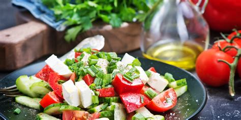 Receta Ensalada De Tomates Pepinos Y Queso Feta Sencilla Cocina Rico