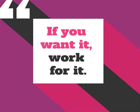 If You Want It Work For It Sticker Poster Music Painting By Kennedy