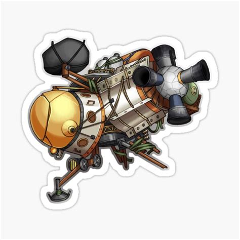 Outer Wilds Ship Sticker For Sale By Ccampargue Redbubble