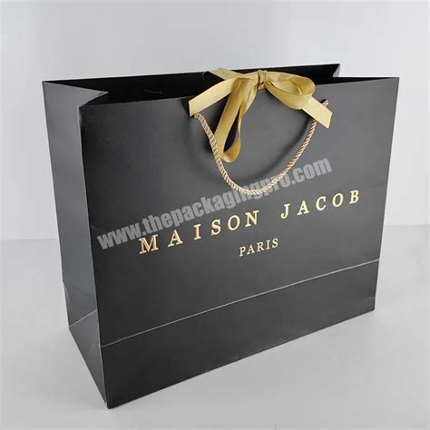 Gift Packaging Shopping Paper Bag With Own Design Wholesale