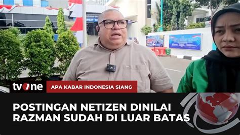 Disamakan Dengan Kodok Razman Nasution Laporkan Akun Media Sosial Ke