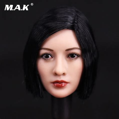 Buy 1 6 Scale Asian Female Head Sculpt Short Black