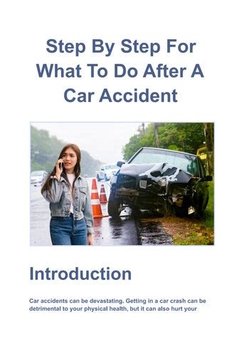 Step By Step For What To Do After A Car Accident By Castrocompanylaw