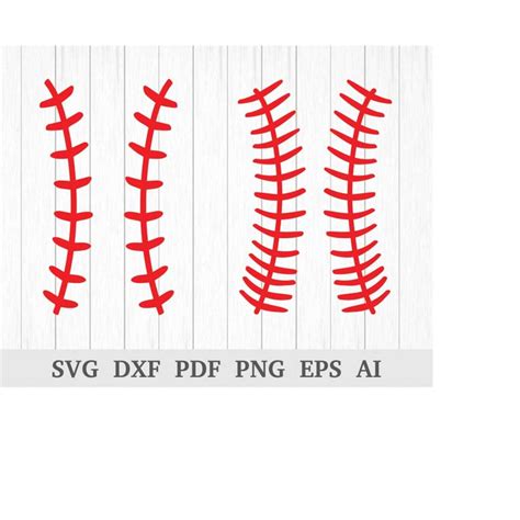 Baseball Stitches Svg Sports Svg Baseball Svg Softball St Inspire