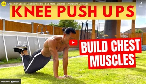 Knee Push Ups| How to do Knee Push ups | Gymless