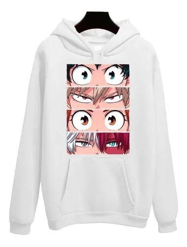 Blusa Moletom Canguru Anime Boku No Hero Eyes R Moletom