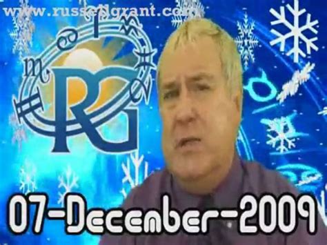 RussellGrant Video Horoscope Leo December Monday 7th Video