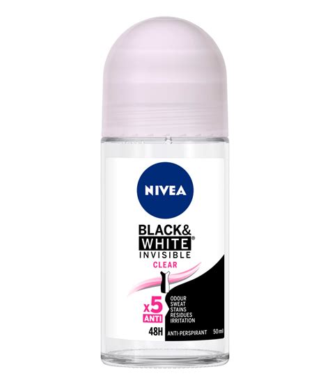 Nivea Roll On Antitranspirante Invisible For Black White