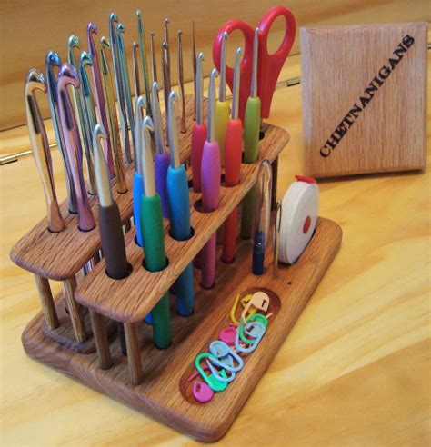 Luxury The Slimline Twin Crochet Hook Organizer Workstation Crochet