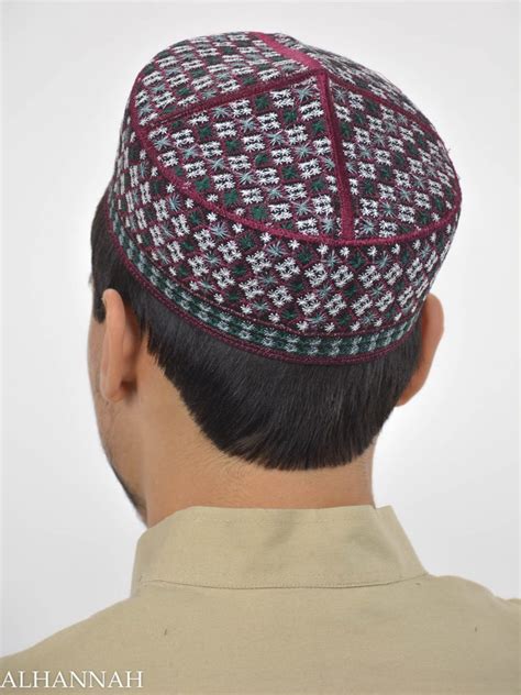 Checkered Taqiya Kufi ME741 Alhannah Islamic Clothing