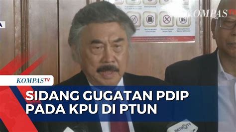 PTUN Gelar Sidang Gugatan PDIP Ke KPU Terkait Pencalonan Gibran Sebagai