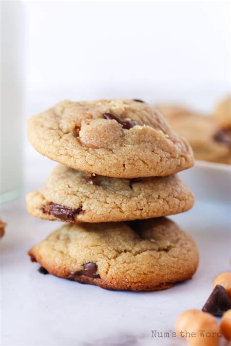 Caramel Peanut Butter Chocolate Chip Cookies Num S The Word