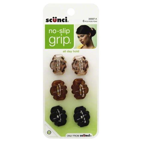 Scunci Hair Clips, 6 count - Walmart.com - Walmart.com